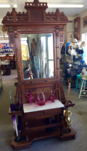 Elegant and Grand 19th Century Hall Stand at Ambridge Antiques (Cochrane District, ON)