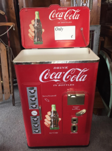 Vintage Coca Cola Machine at Ambridge Antiques (Iroquois Falls, ON)