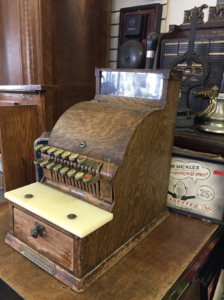 A Local Candy Store Cash Register at Ambridge Antiques in Iroquois Falls, ON