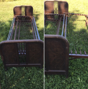 A Clever Turn of The Century Bed at Ambridge Antiques (Northern Ontario)